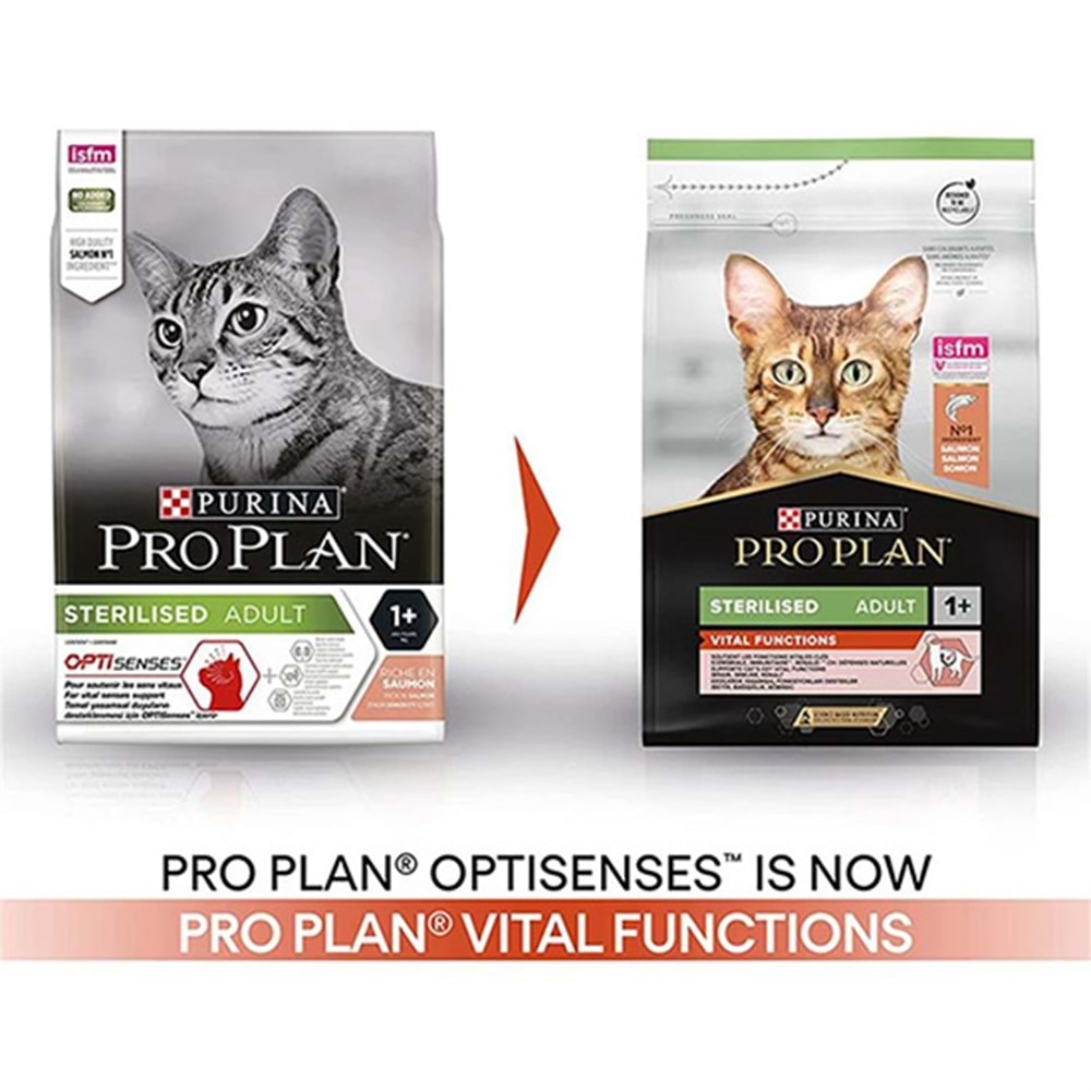 PRO PLAN 3 KG STERILISED KEDİ MAMASI SOMON ETLİ