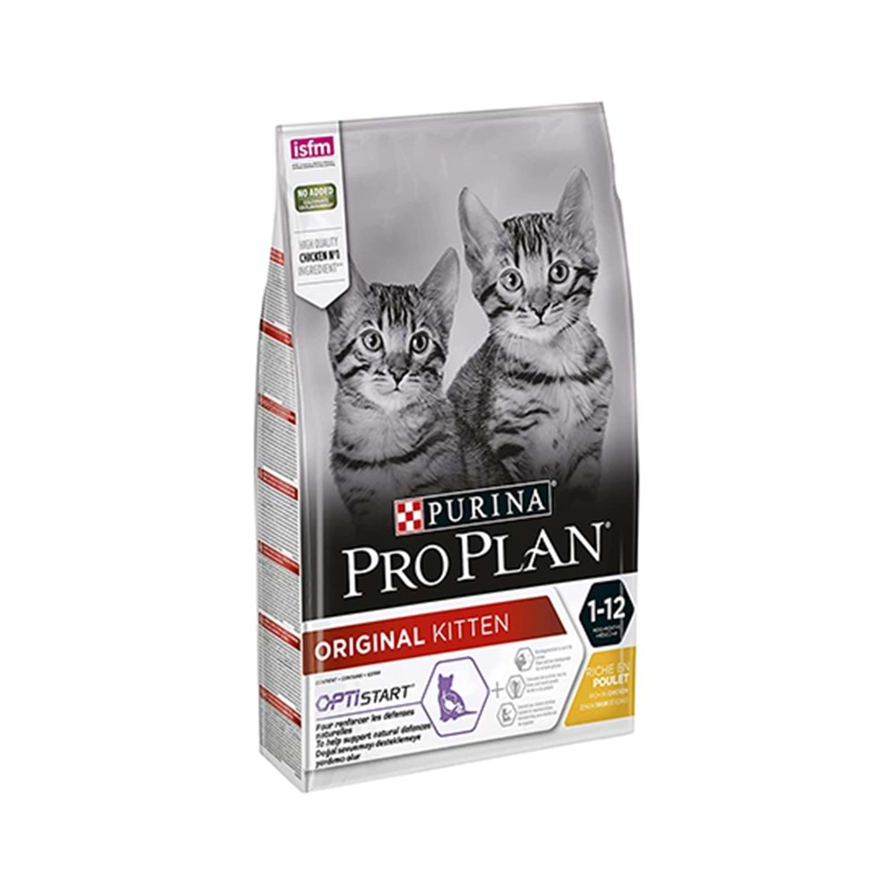 PRO PLAN 3 KG KITTEN ORIGINAL ZENGİN TAVUK ETLİ YAVRU KEDİ MAMASI