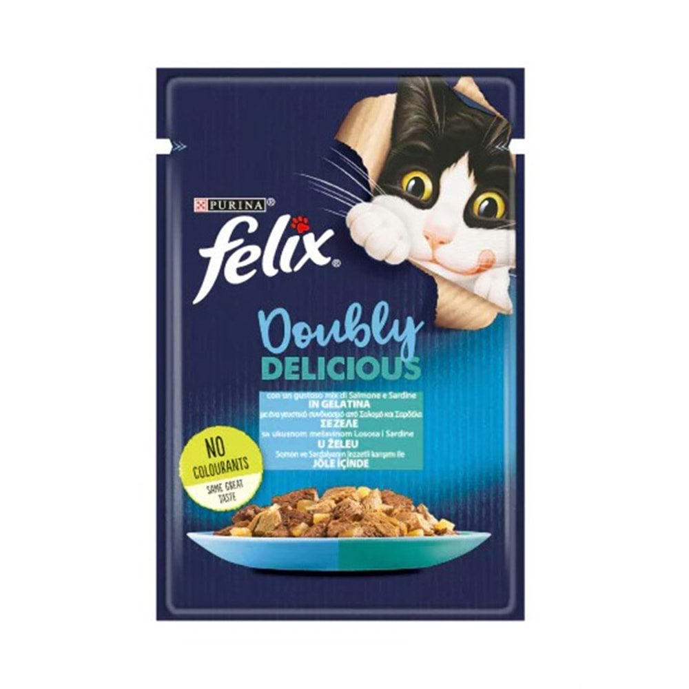 FELİX 85 GR DBLYDL GİJ SARDİNE & SOMON 26x85 GR