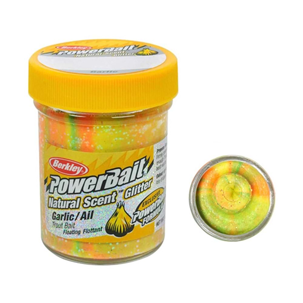 POWERBAIT GARLIC RAINBOW GLITTER HAMUR 50 GR