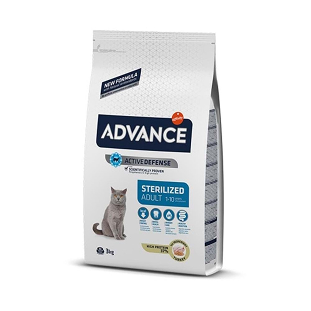 ADVANCE 3 KG CAT STERILIZED TURKEY