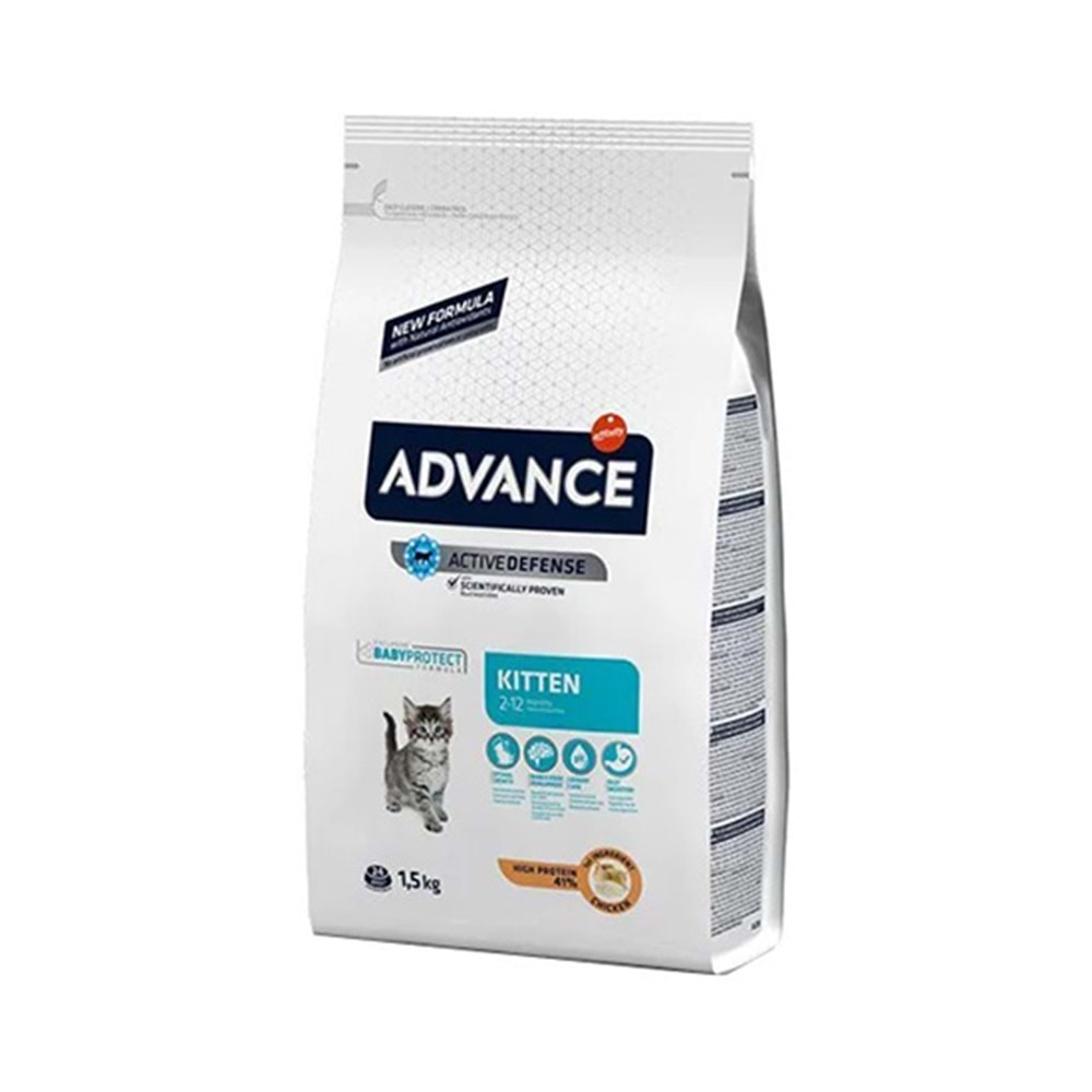 ADVANCE 1,5 KG CAT KITTEN CHICKEN & RICE