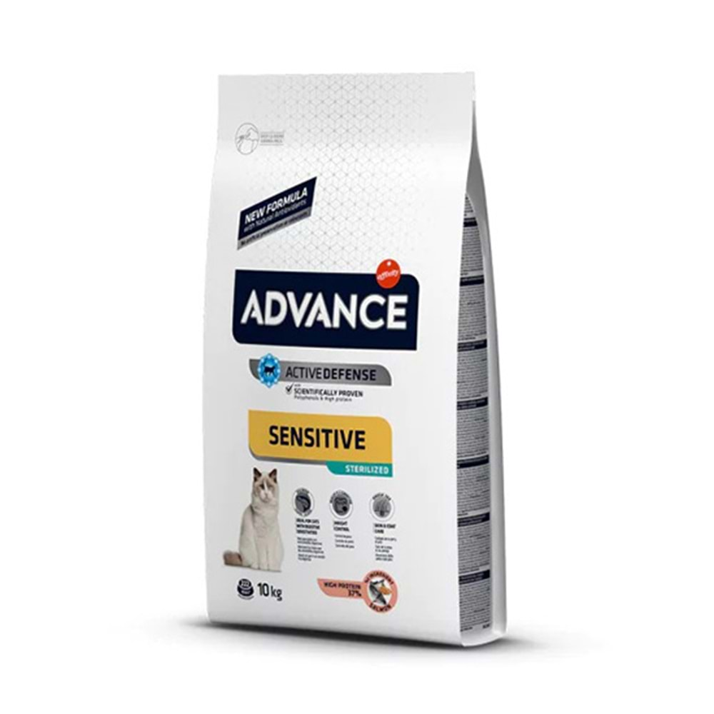 ADVANCE 10 KG CAT STERILIZED SALMON SENSITIVE