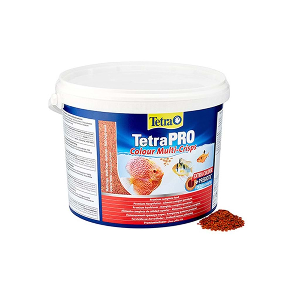 TETRA PRO COLOUR CRISPS KOVA BALIK YEMİ 10 LT (2100 GR)