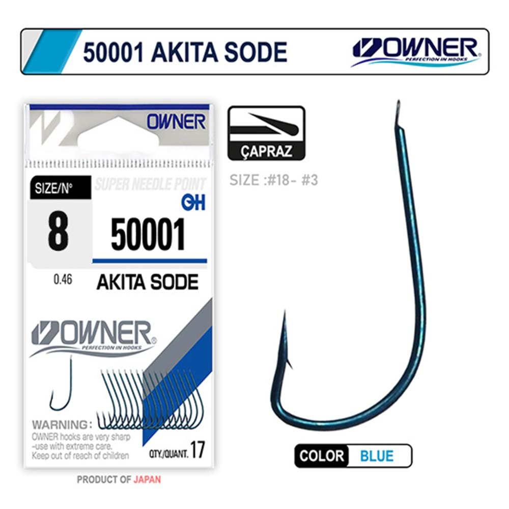 50001 OWNER AKITA SODE NO: 8
