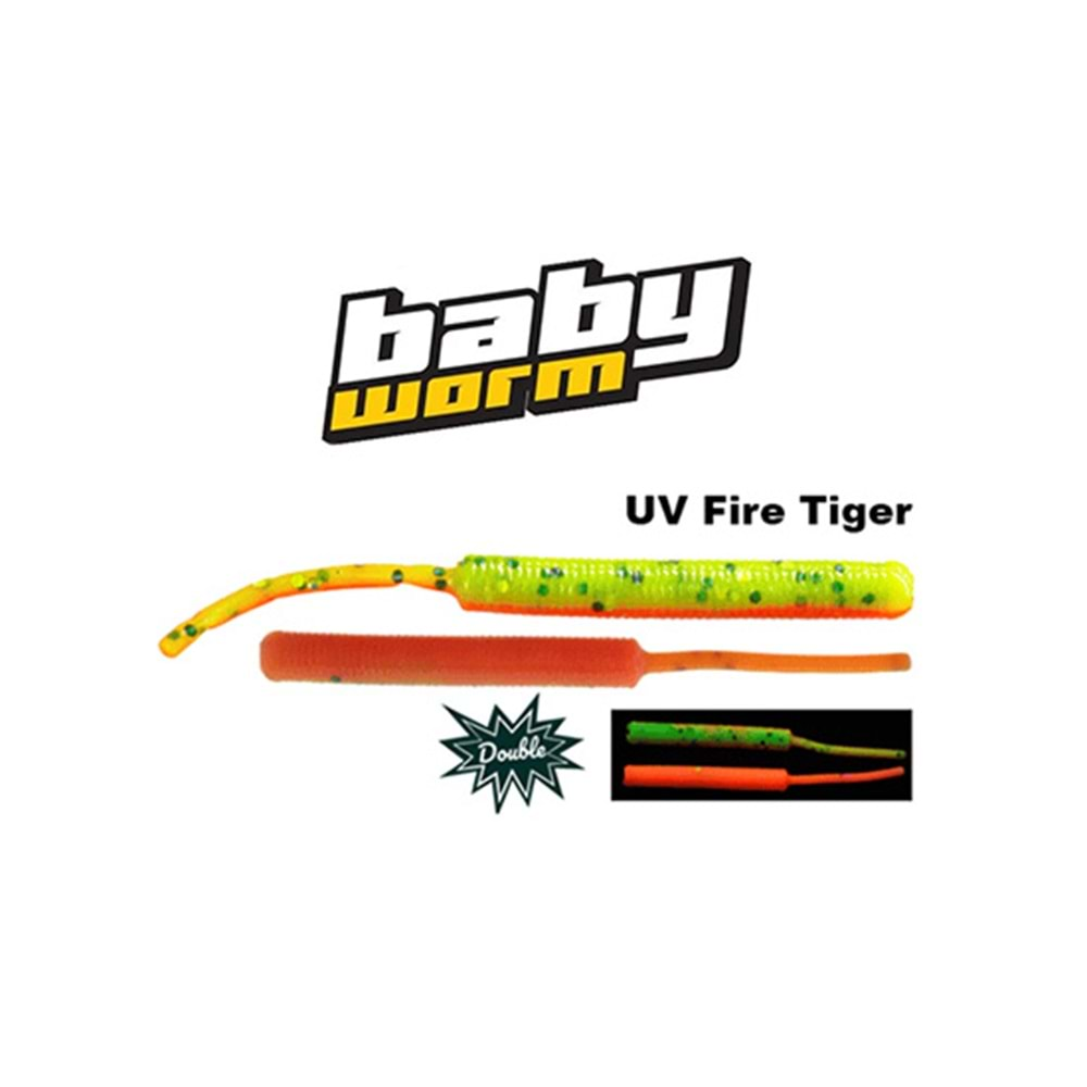 FUJİN BABY WORM 5,2CM FLOATING UV FIRE TIGER