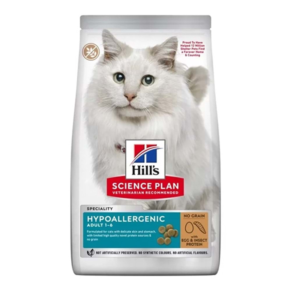 HİLLS 7 KG SP FEL HYPO YUMURTA & BÖCEK
