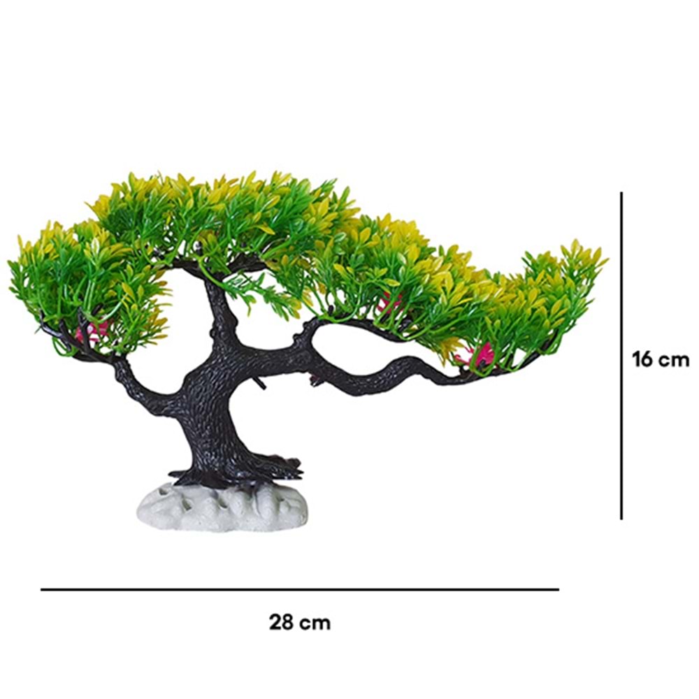 BONİSA PLASTİK BİTKİ BNS-3543 ( 28 x 16 CM )