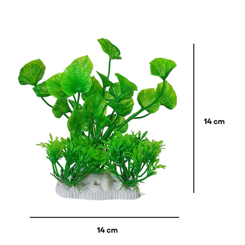 BONİSA PLASTİK BİTKİ BNS-3675 ( 14 x 14 CM )