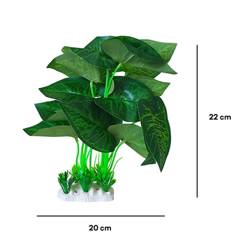 BONİSA PLASTİK BİTKİ BNS-3825 ( 20 x 22 CM )