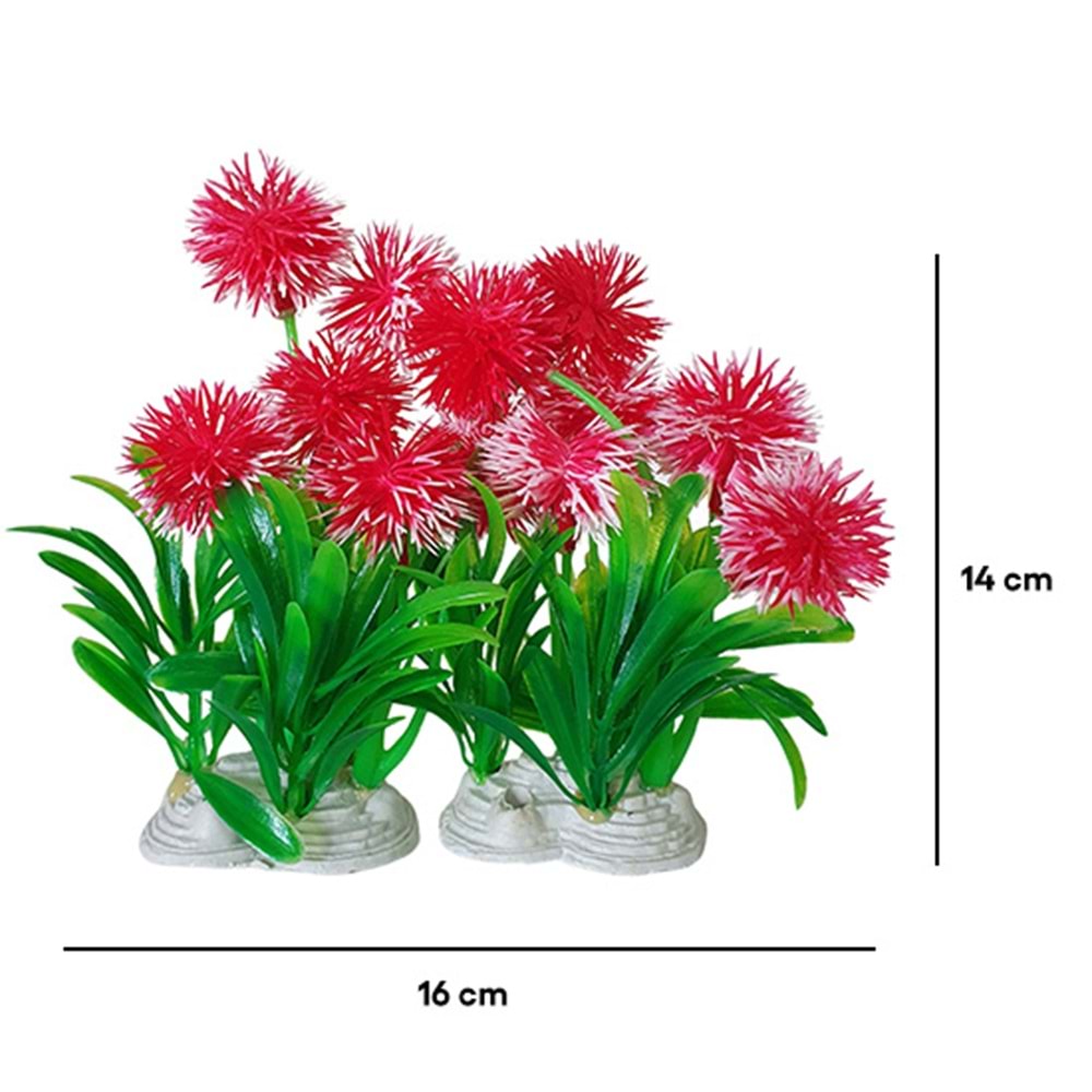 BONİSA PLASTİK BİTKİ 2 Lİ PAKET BNS-3853 ( 16 x 14 CM )