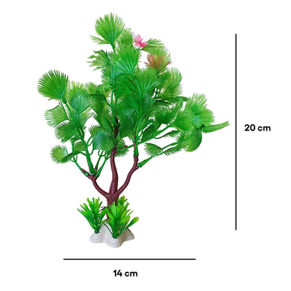 BONİSA PLASTİK BİTKİ BNS-9107 ( 14 x 20 CM )