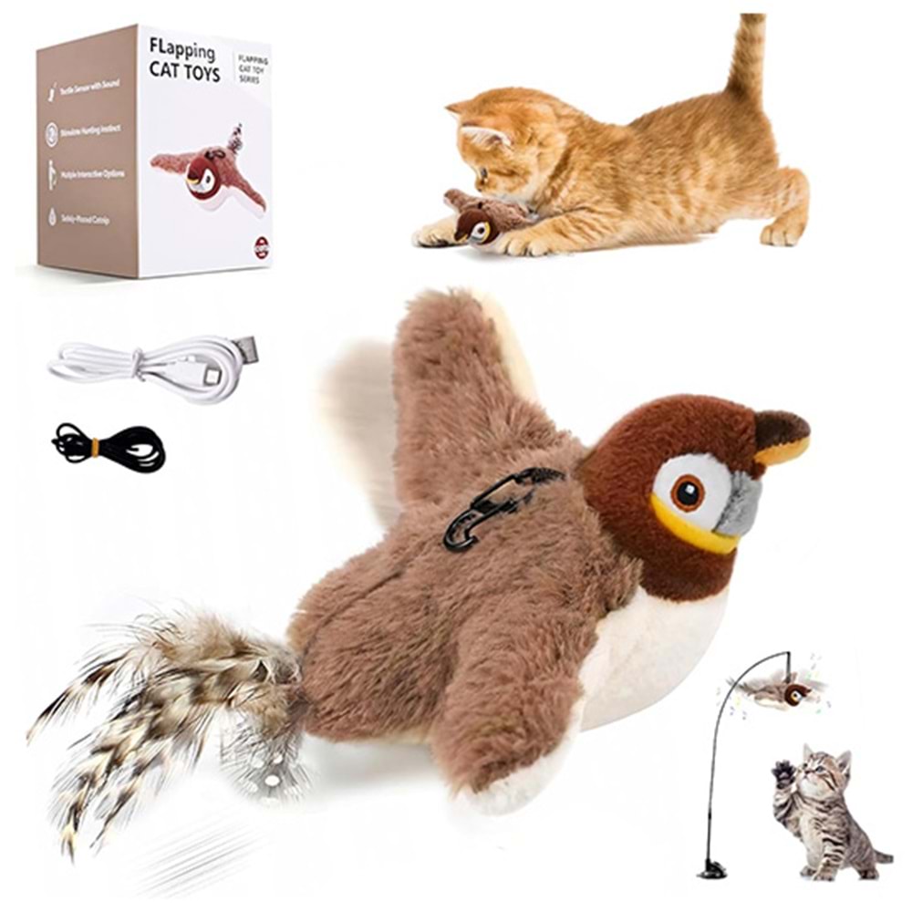 D-PETS HAREKETLİ BÜYÜK KUŞ OYUNCAK