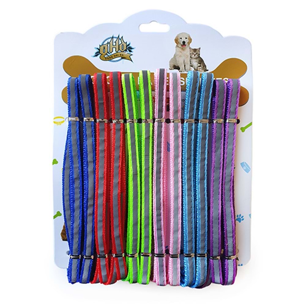 D-PETS NEON 1 CM GEZDİRME 12 Lİ KARTELA