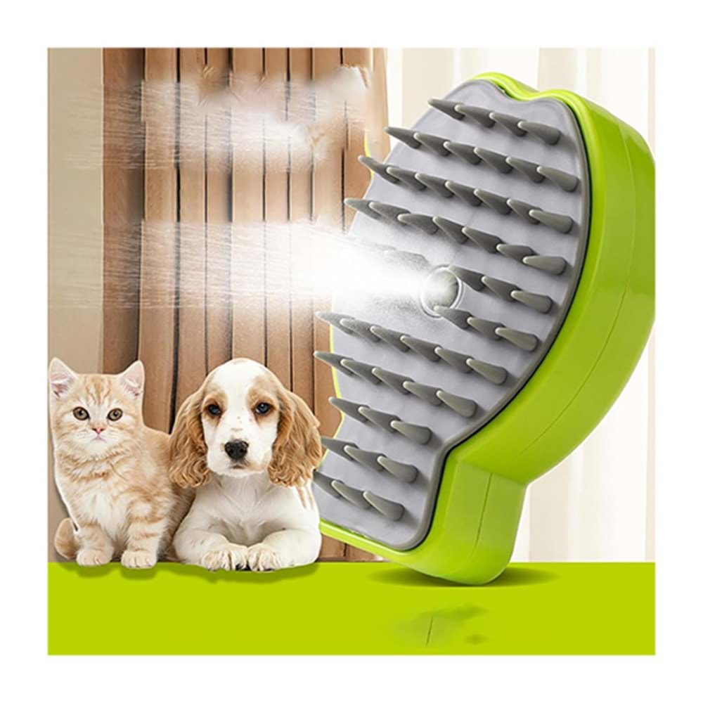 D-PETS SPRAY BUHARLI KEDİ KÖPEK TARAMA FIRÇASI