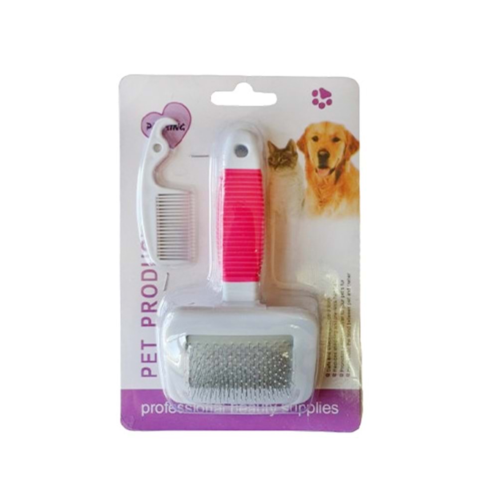 D-PETS PET KING TARAK FIRÇA SETİ KÜÇÜK