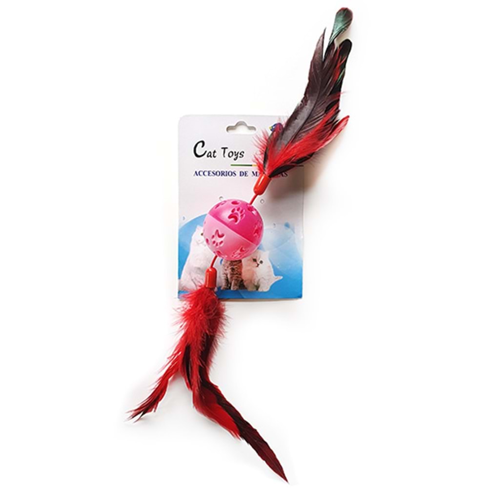 D-PETS CAT TOYS TÜYLÜ ZİLLİ TOP OYUNCAK
