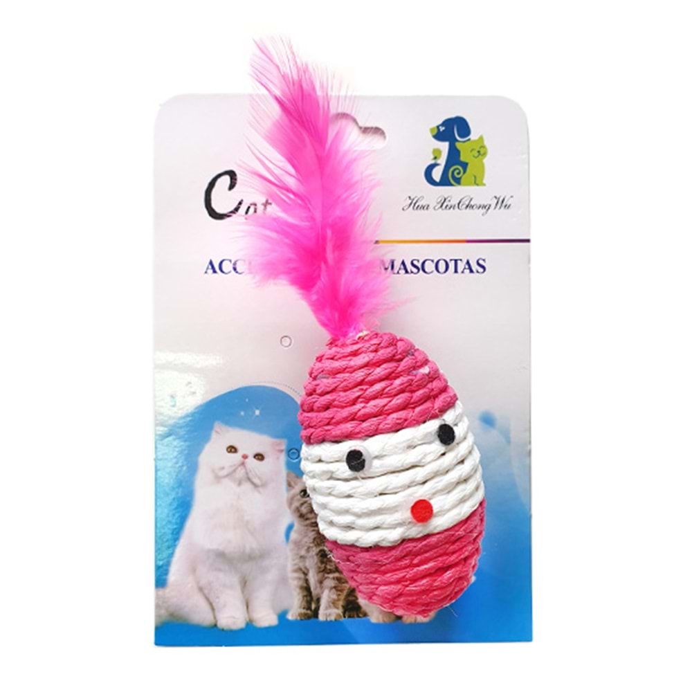 D-PETS CAT TOYS TÜYLÜ ÖRGÜ KEDİ OYUNCAK