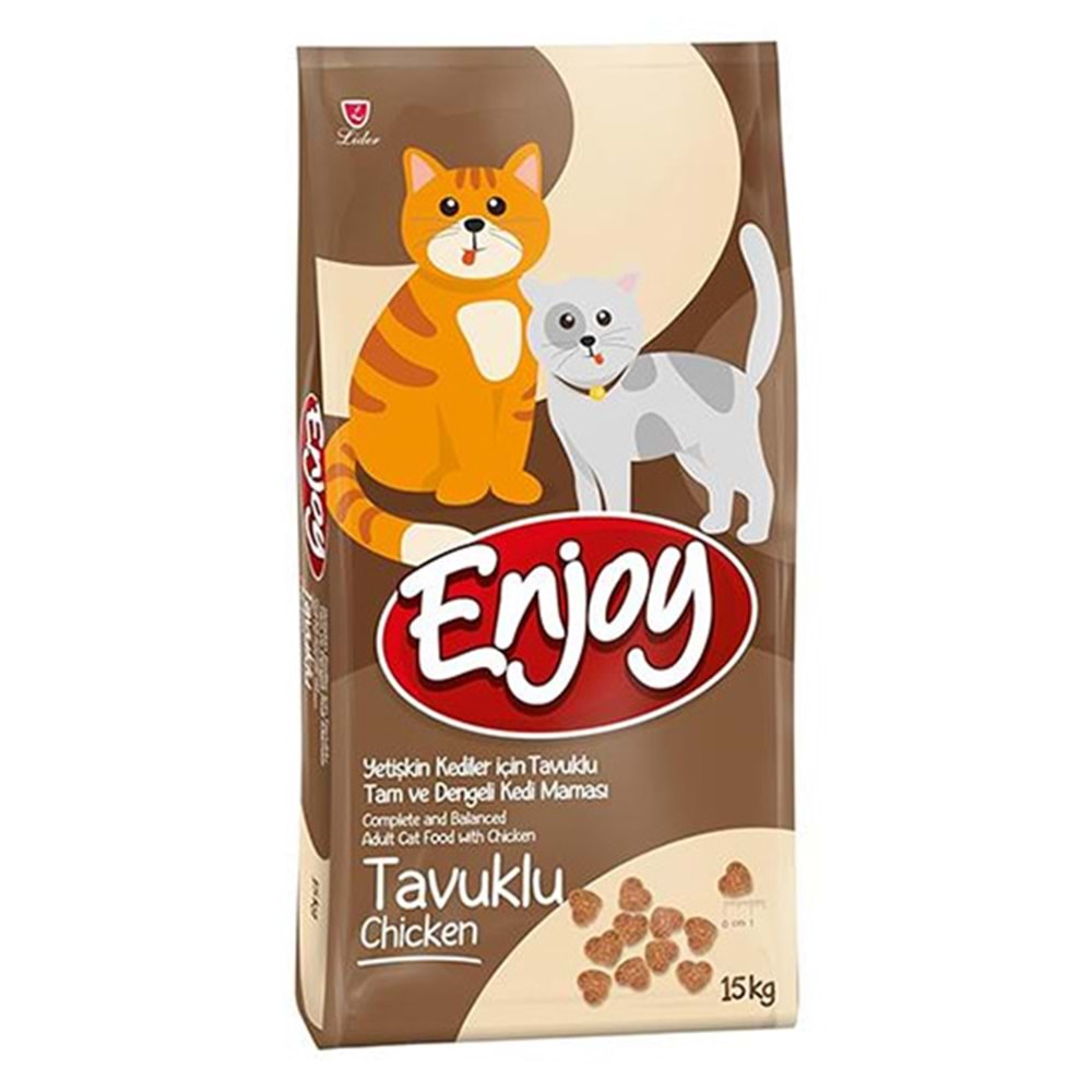 ENJOY 15 KG YETİŞKİN KEDİ MAMASI TAVUKLU