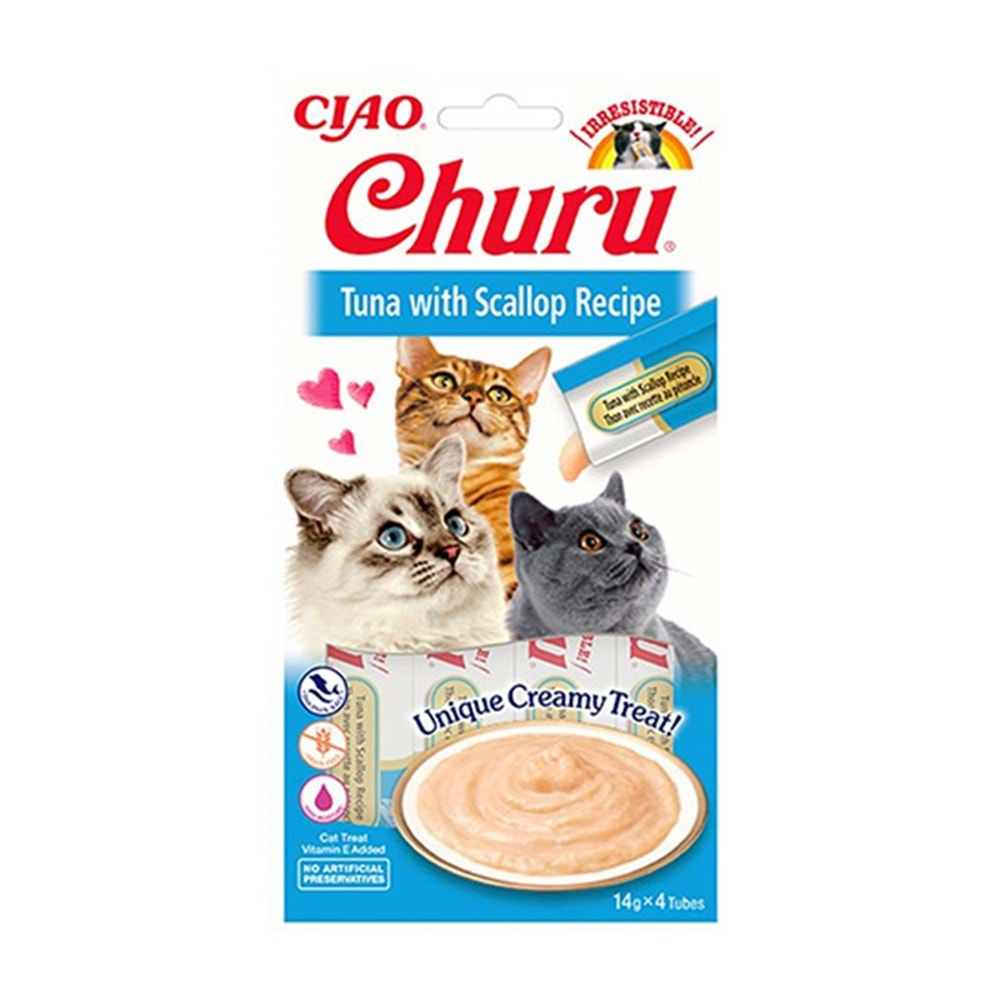 CİAO CHURU CREAM DENİZ TARAK TON KEDİ KREMASI