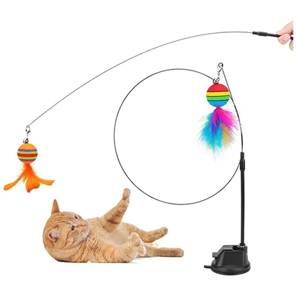 MADPET TÜYLÜ TOPLU VANTUZLU KEDİ OLTASI