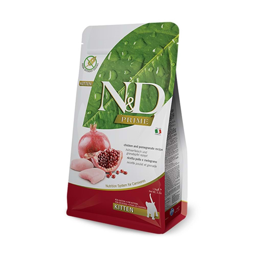 N&D 1,5 KG PRIME TAVUK NAR KITTEN KEDİ MAMASI