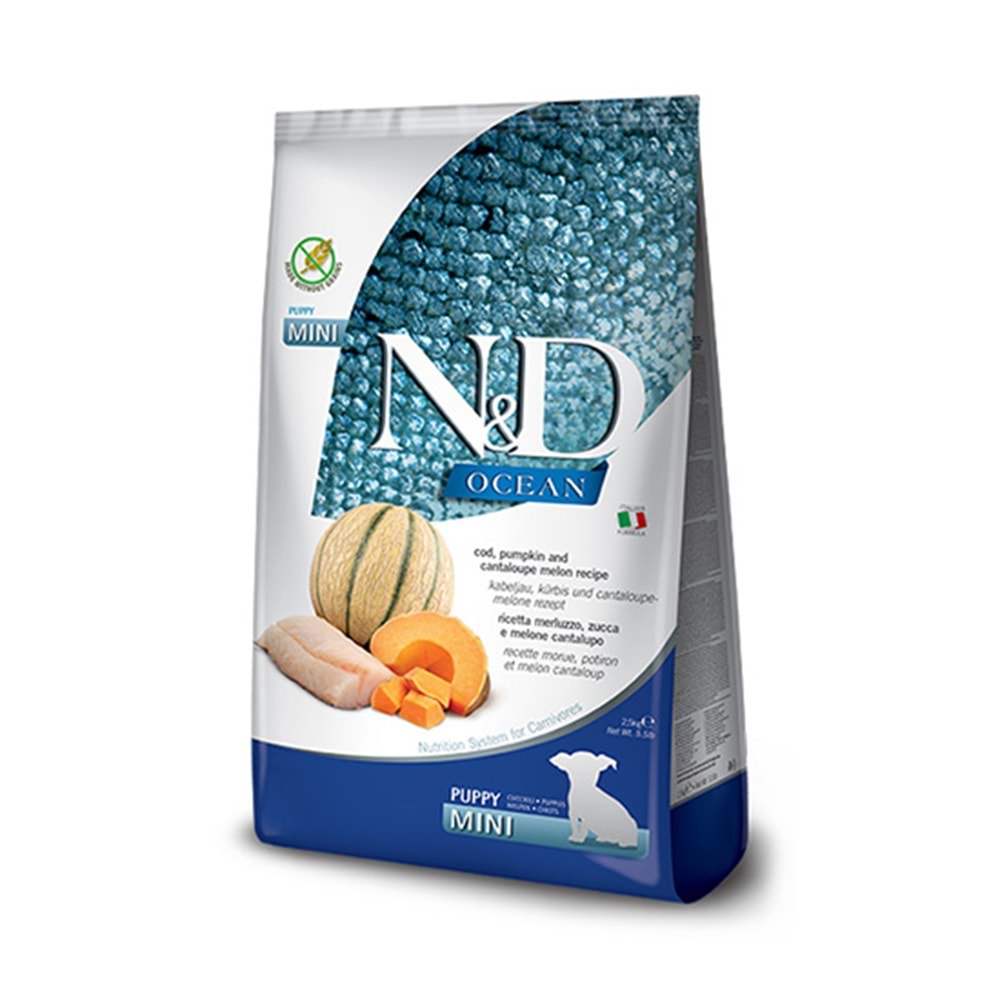 N&D 2,5 KG OCEAN BK MORINA KAVUN PUPPY KÖPEK MINI