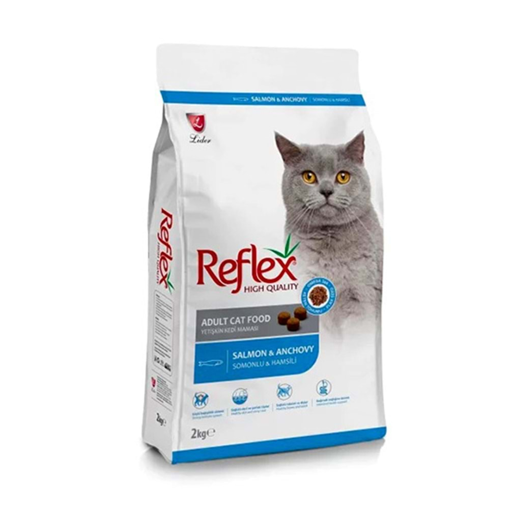 REFLEX 2 KG ADULT CAT 32/15 SALMON & ANCHOVY