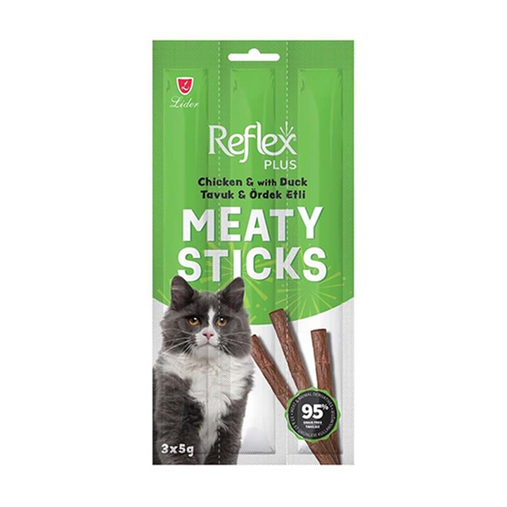 REFLEX KEDİ ÖDÜL STICKS TAVUK & ÖRDEK 3*5 GR