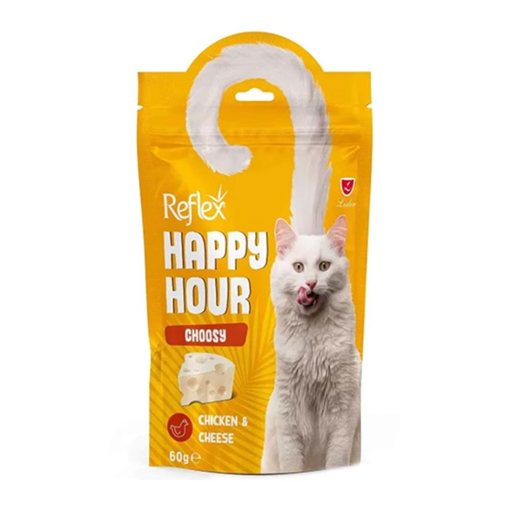 REFLEX 60 GR HAPPY HOUR SEÇİCİ KEDİLER İÇİN KEDİ ÖDÜL MAMASI
