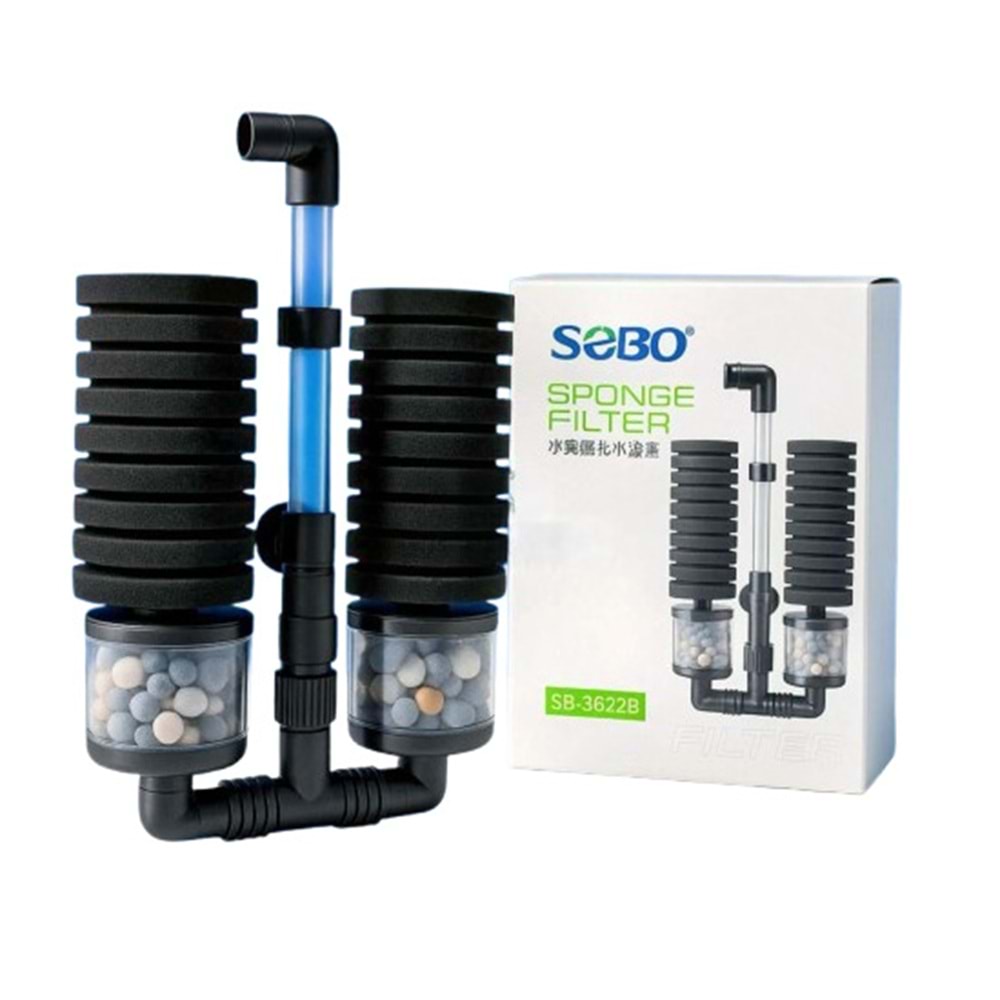 SOBO SB-3822B SÜNGER FİLTRE