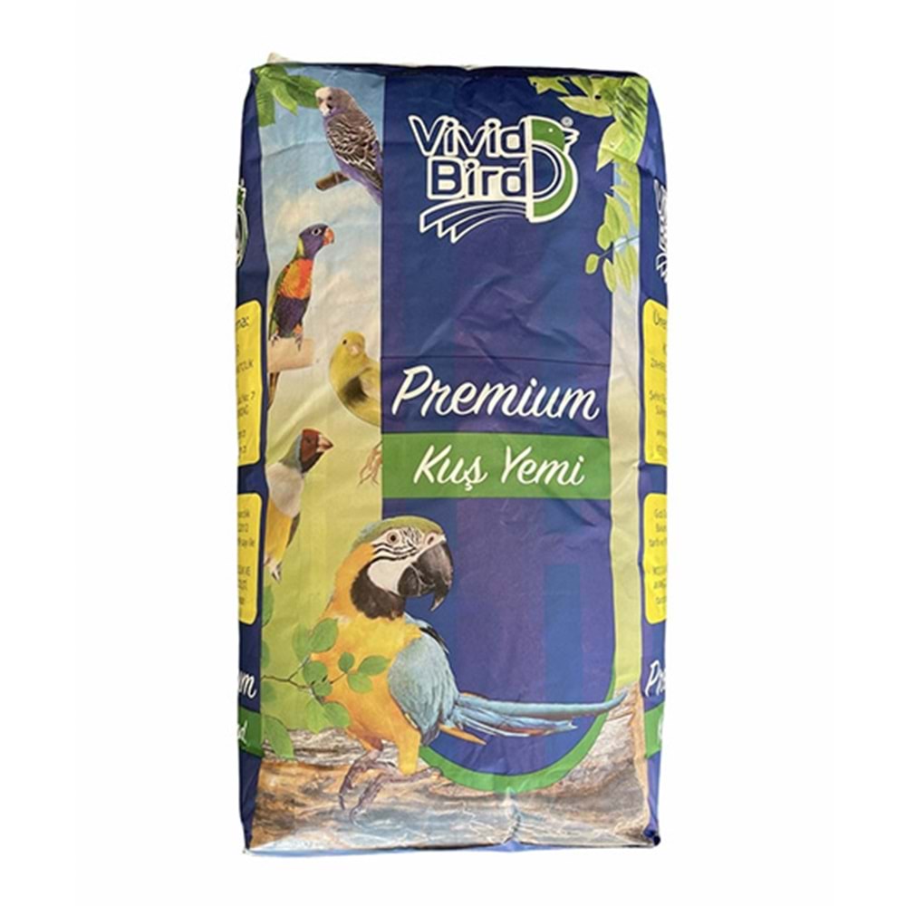 VİVİD SADE KANARYA ( ZİHAL ) KUŞ YEMİ 20 KG