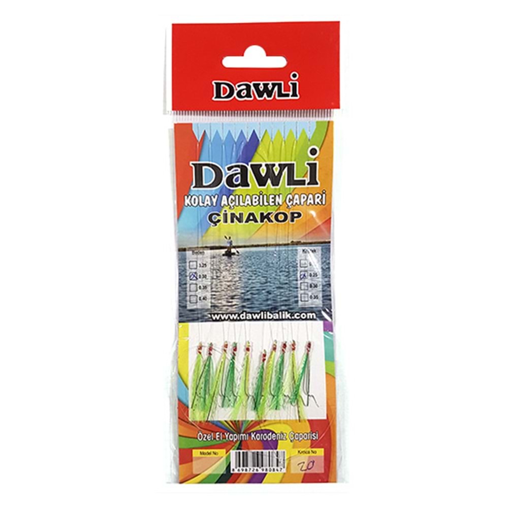 DAWLİ KARTLI ÇİNAKOP ÇAPARİSİ 10 İNELİ