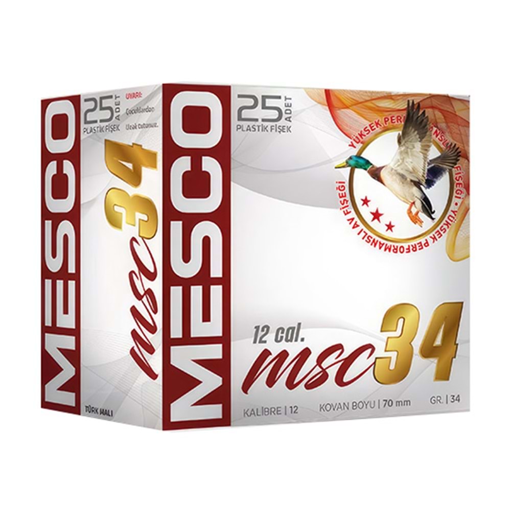 MESCO 12 CAL 34 GR AV FİŞEĞİ