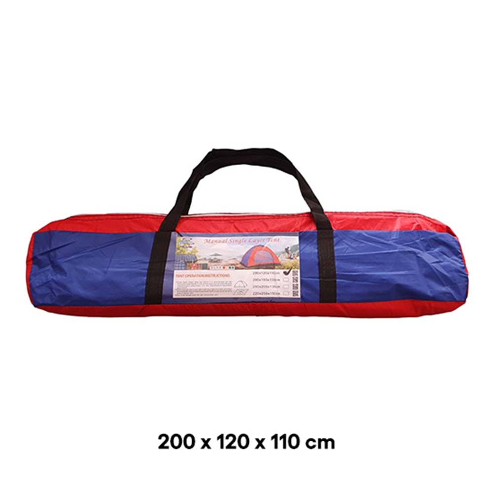 KALE HABİTENT 2 KİŞİLİK ÇADIR 200 x 120 x 110 CM