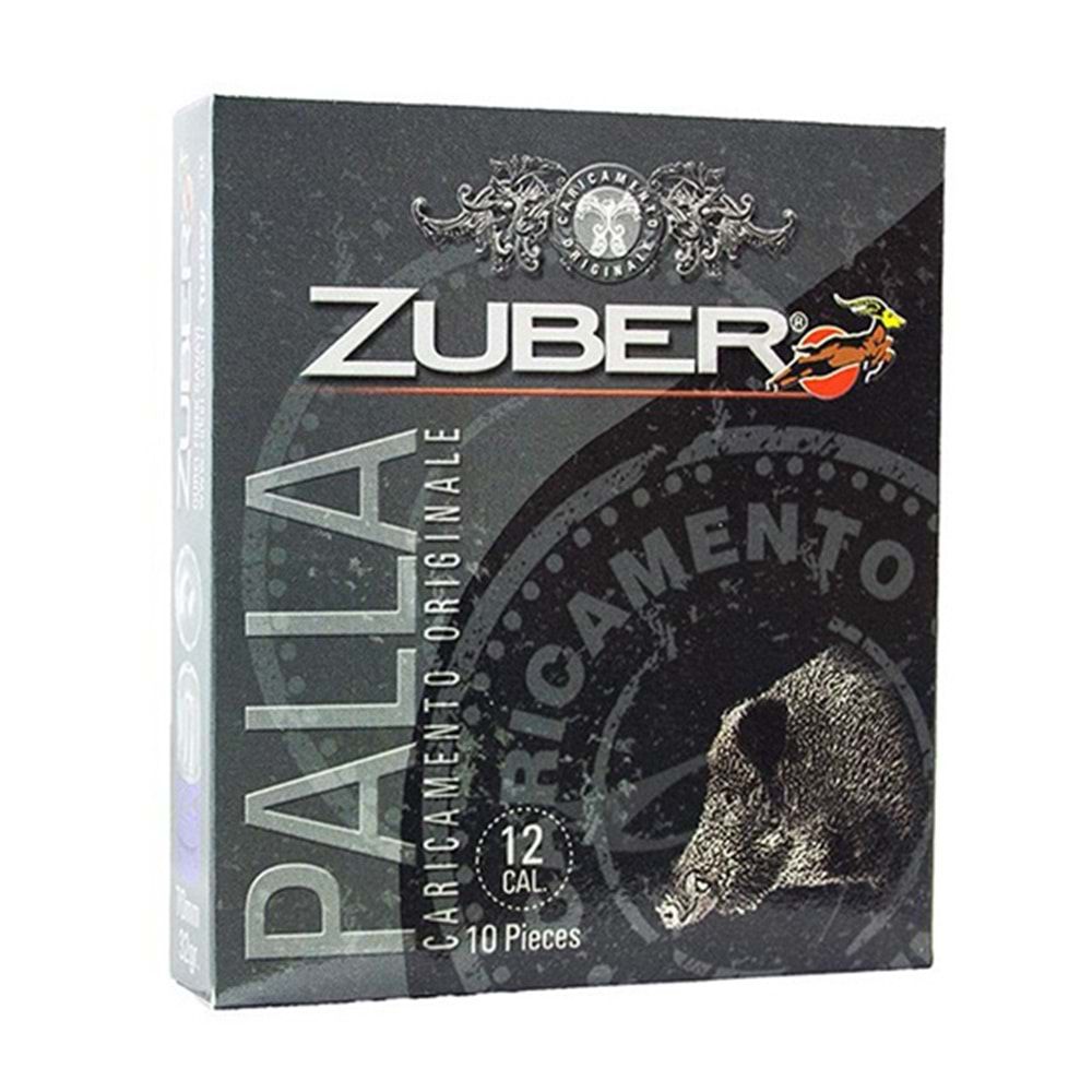 ZUBER 12 CAL. TEK KURŞUN PALLA