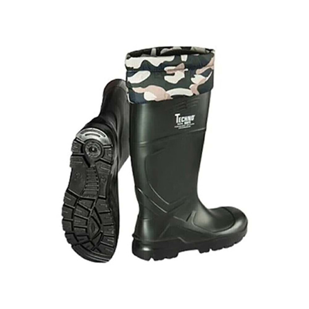 TECHNO BOOTS YEŞİL K. BOĞAZ ÇİZME NO: 46