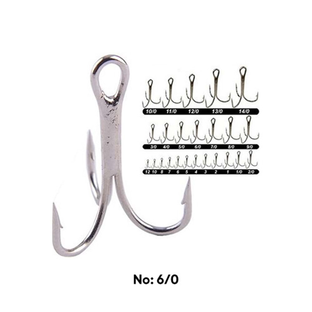 333 ÜÇLÜ İĞNE NICKEL 50 Lİ KUTU NO: 6/0