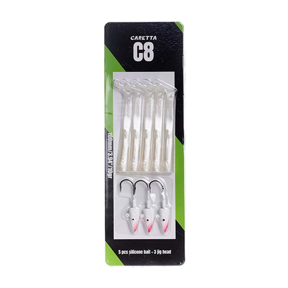 CARETTA C8 10 CM 10 GR SILVER PEARL