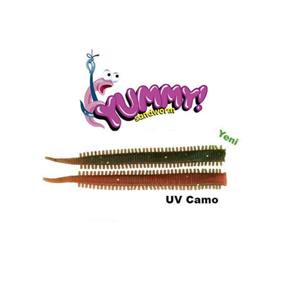 FUJİN YUMMY SANDWORM UV CAMO 7 CM