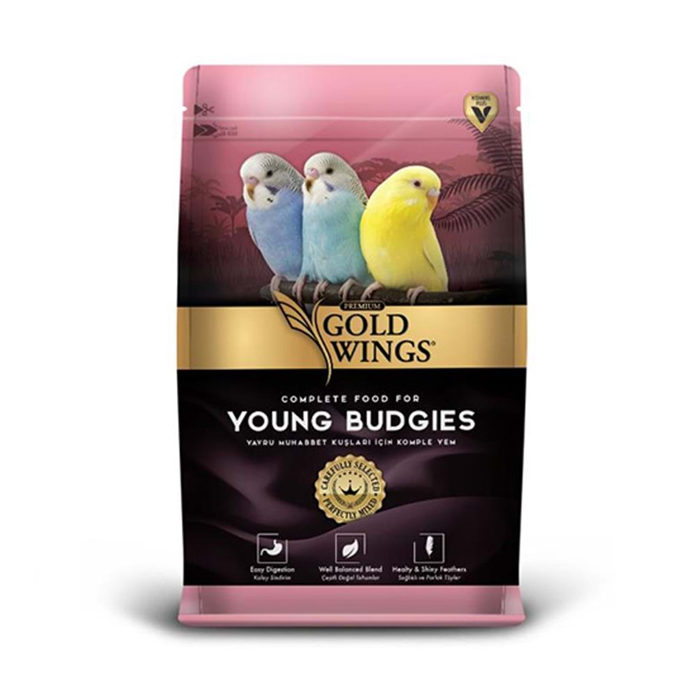 GOLD WINGS 1000 GR PREMİUM YAVRU MUHABBET KUŞ YEMİ