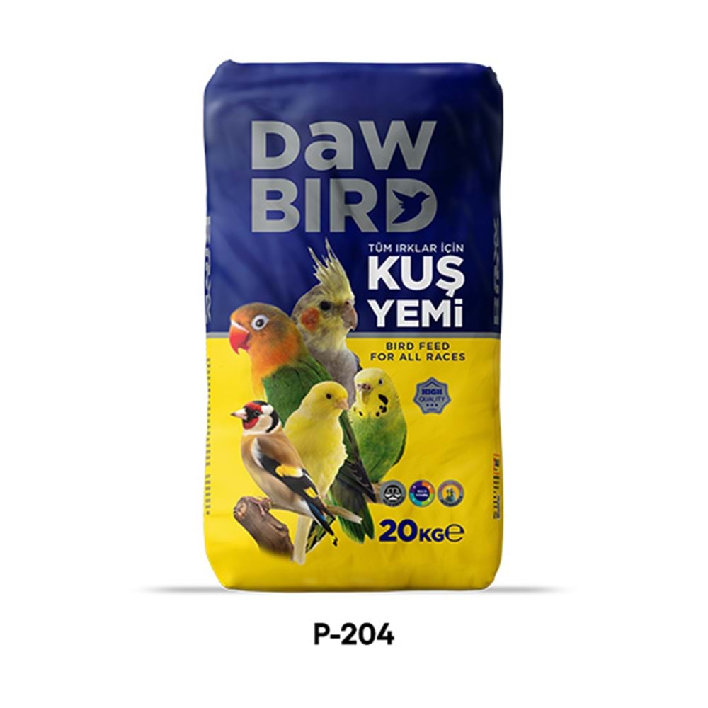 DAWBIRD P-204 PAREKEET KUŞ YEMİ 20 KG