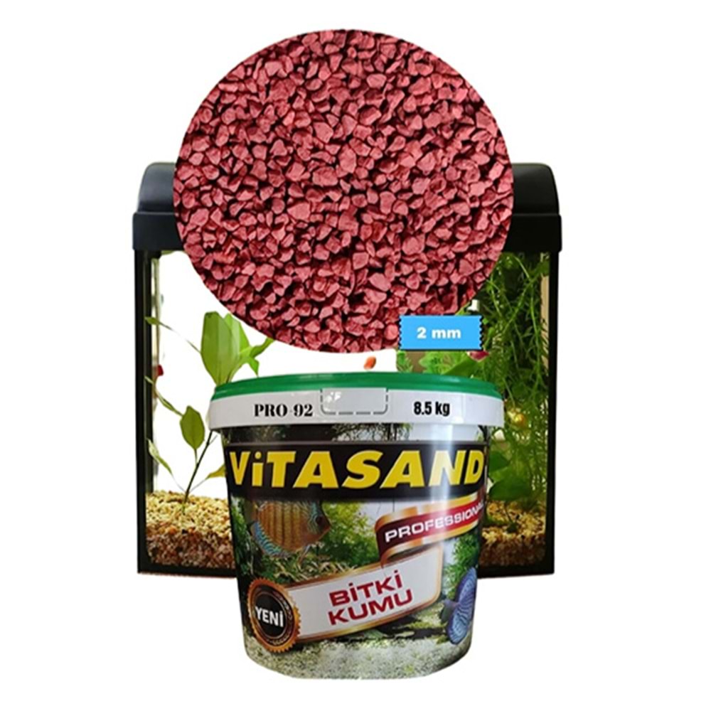 VİTASAND PRO-92 KIRMIZI BİTKİ KUMU 2 MM