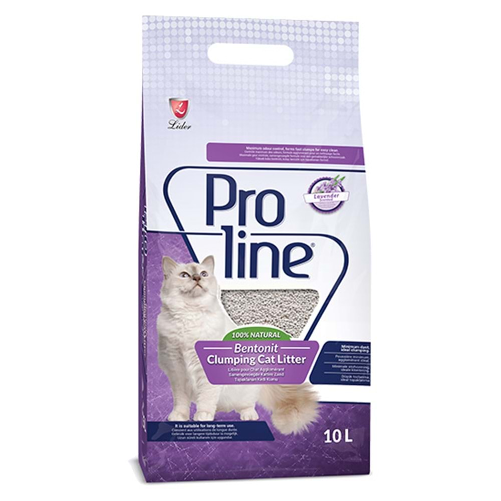 PROLİNE BENTONİT KEDİ KUMU 10 LT LAVANTA