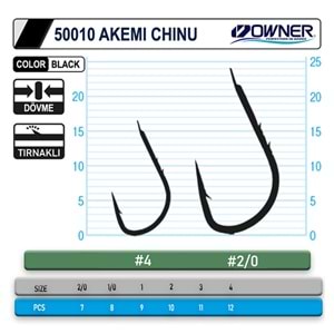 50010 OWNER AKEMI CHINU BLACK İĞNE NO: 3