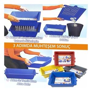 BONİSA PETAMİN ELEKLİ KOLAY TEMİZLİK KEDİ TUVALETİ