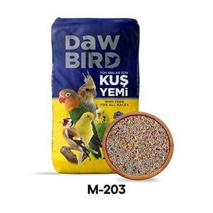 DAWBIRD M-203 MUHABBET KARIŞIK ( GRANÜRLÜ ) 20 KG