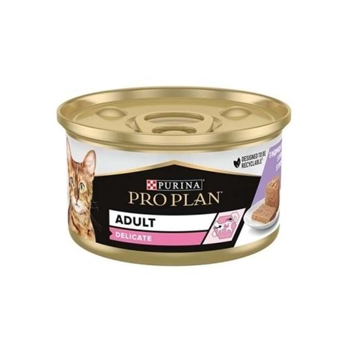 PRO PLAN 85 GR DELICATE HİNDİ EZMELİ KEDİ KONSERVE