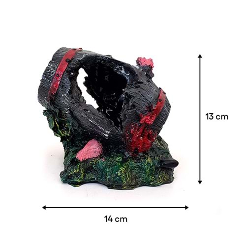 BONİSA AKVARYUM DEKOR KÜÇÜK FIÇI 14x13 CM