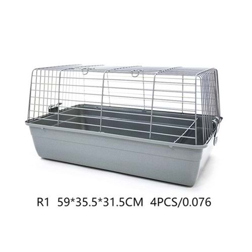 D-PETS TAVŞAN KAFESİ R1 59*35.5*31.5CM